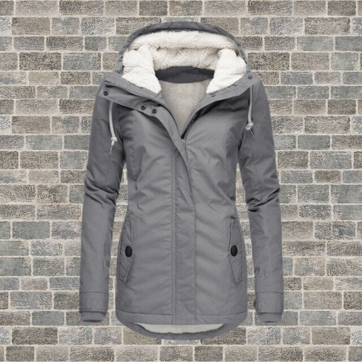 Freya | Dame Lang Vinterparka med Sherpafor og Hætte