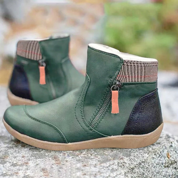 Lily | Dame Flade Chelsea Boots i Vandafvisende Læder