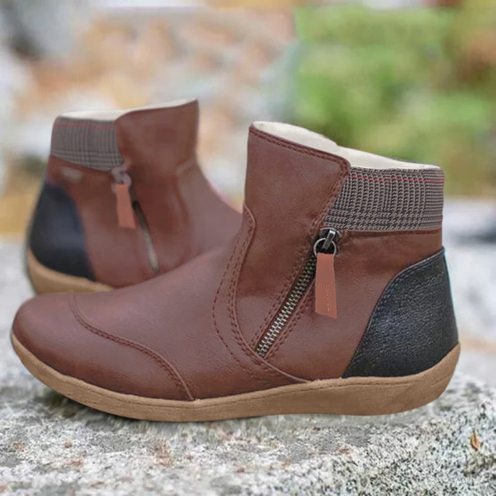Lily | Dame Flade Chelsea Boots i Vandafvisende Læder