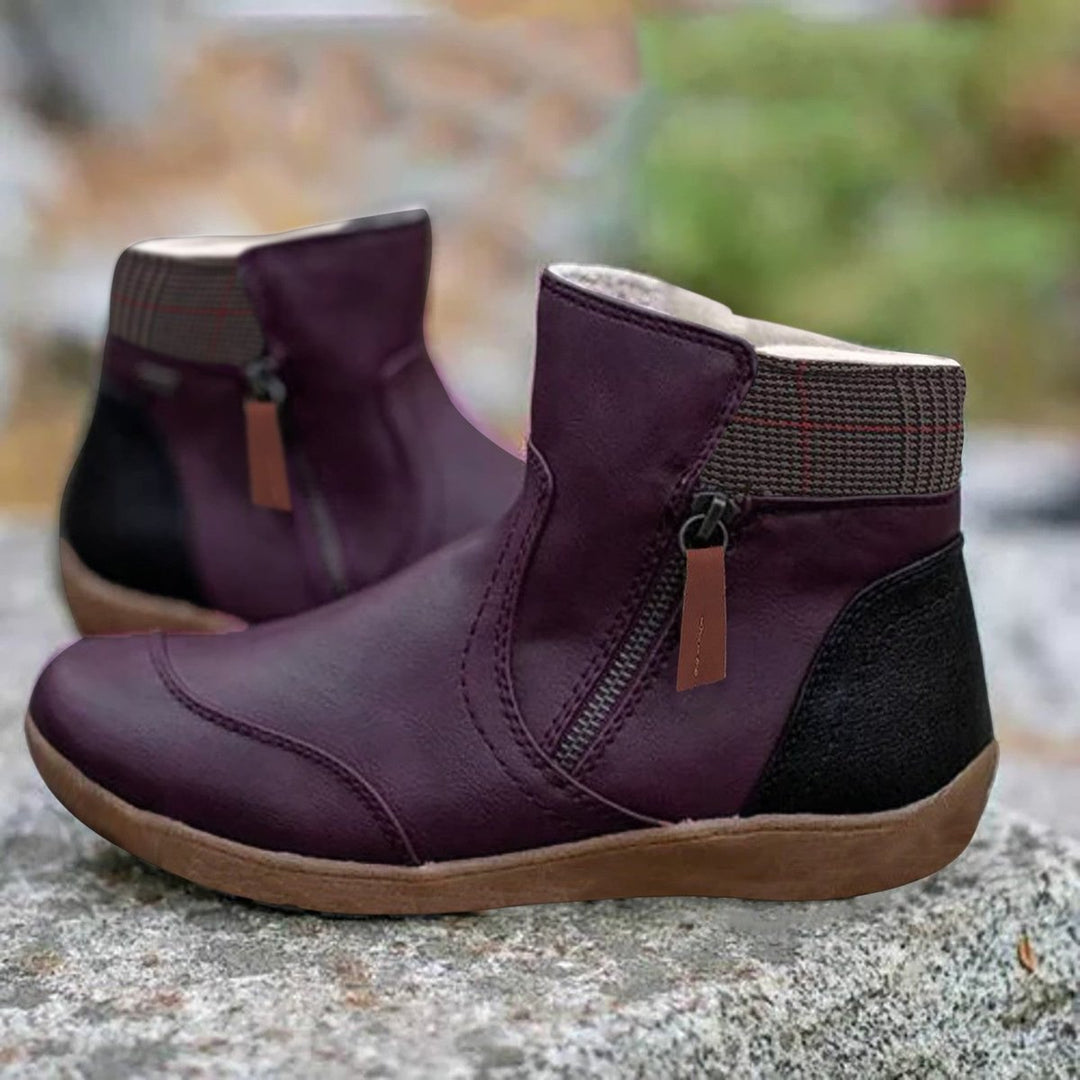 Lily | Dame Flade Chelsea Boots i Vandafvisende Læder