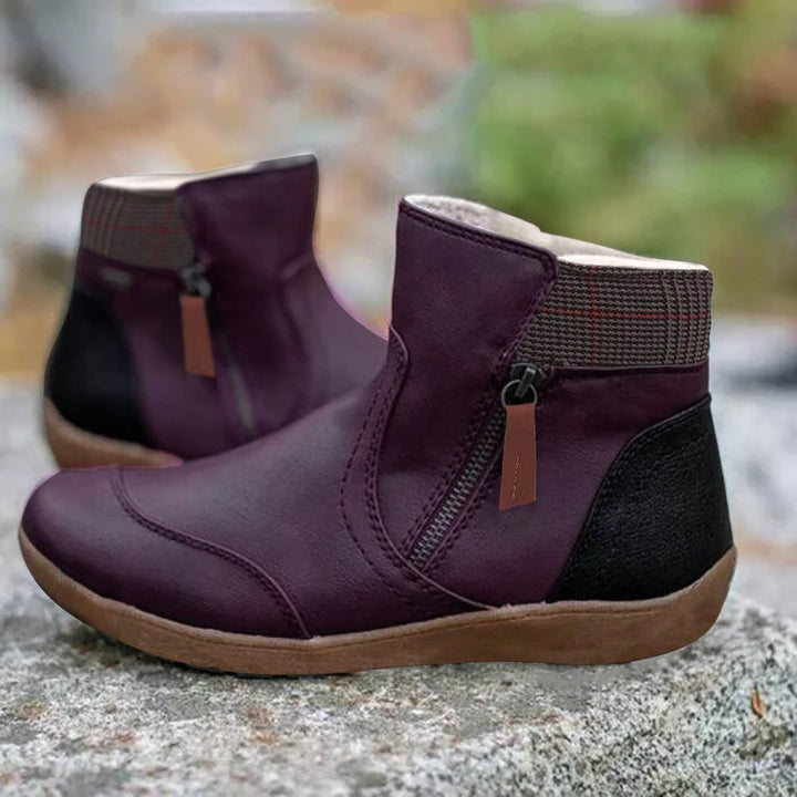 Lily | Dame Flade Chelsea Boots i Vandafvisende Læder