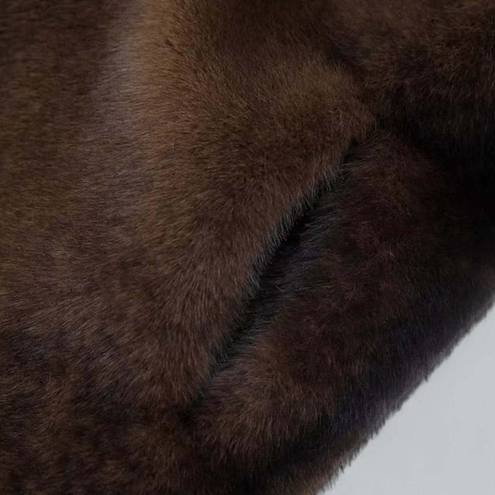 Sophie | Dame Ankellang Fake Fur Frakke